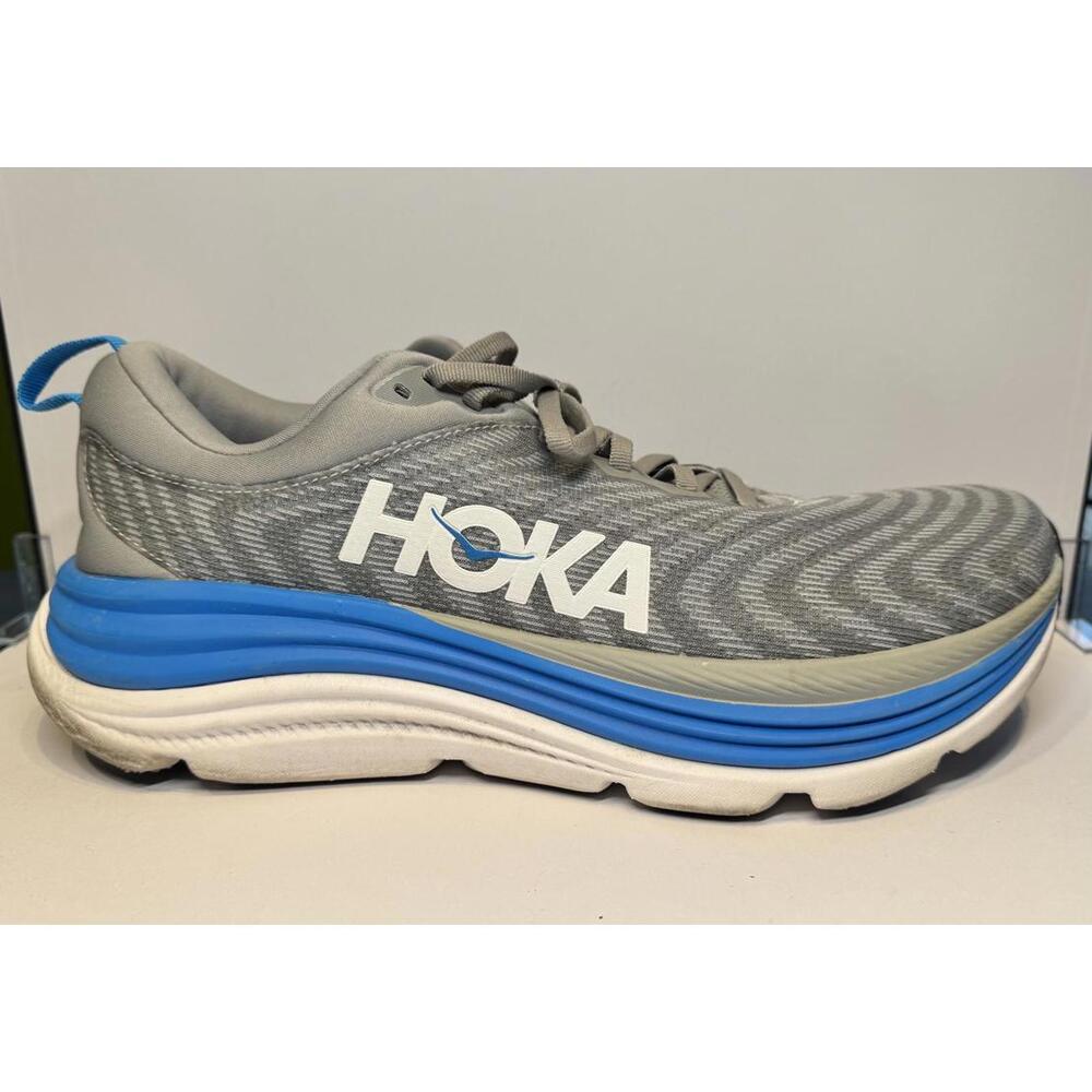 HOKA Gaviota 5 Running Shoes Men’s 11D Gray Blue Running Shoes